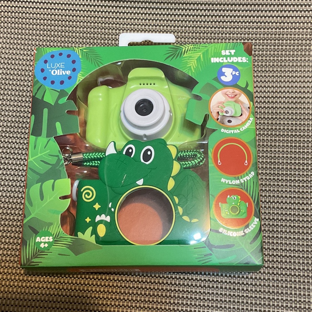 Green Dinosaur Kids Digital Camera